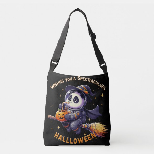 Sac Ajustable Nuit d'Halloween lunatique : L'astronaute de Panda (Devant)