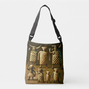 Sac Ajustable Odd Friends - Tribal Checker & Dots Poster