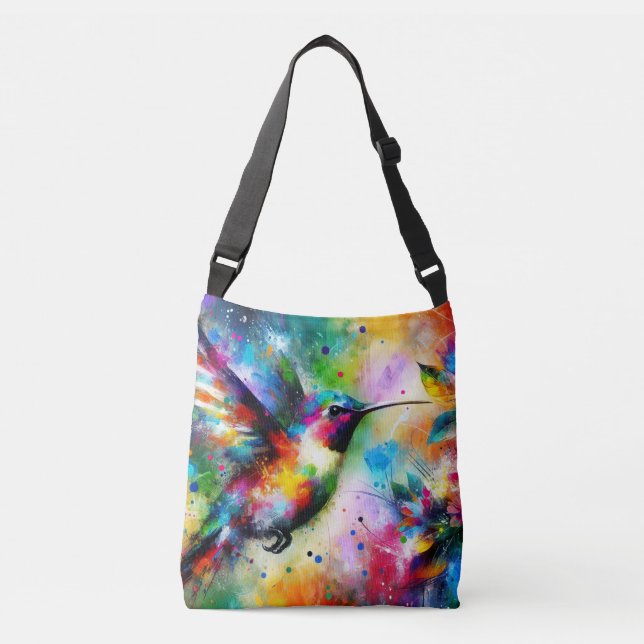 Sac Ajustable Oiseau de mer couleur impressionniste (Devant)