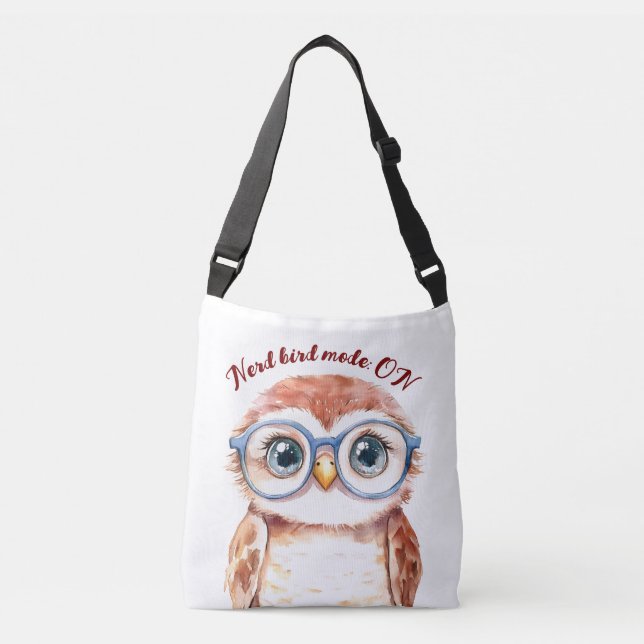 Sac Ajustable Oiseau Nerd geek (Devant)