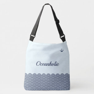 Sac Ajustable Ondes océaniques japonaises à motif
