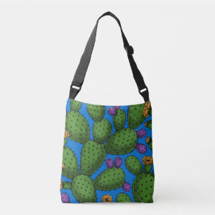 Sac Ajustable Opuntie de floraison en bleu
