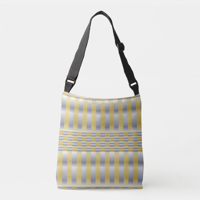 Sac Ajustable Or et argent (Checkers et Stripes) (Devant)