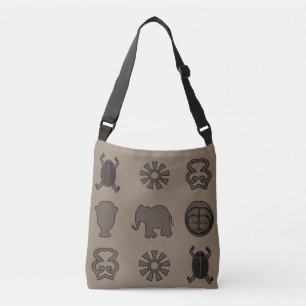 Sac Ajustable Ornements africains abstraits et art symbolique
