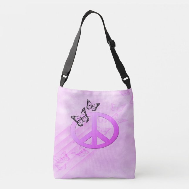 Sac Ajustable Paix rose (Dos)