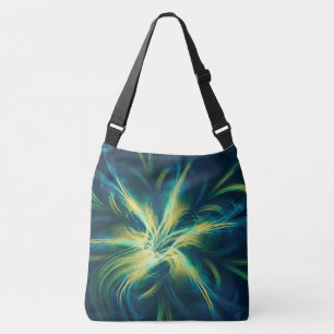 Sac Ajustable Palette bleu fleur fractale fourre-tout