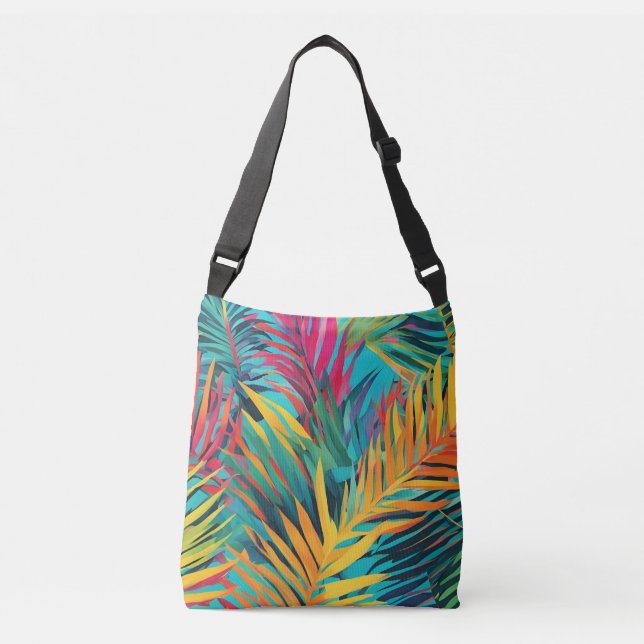 Sac Ajustable Palme colorée multicolore Feuille (Devant)