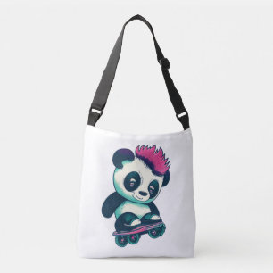 Sac Ajustable Panda bébé mignonne avec mohawk Panda de patinag