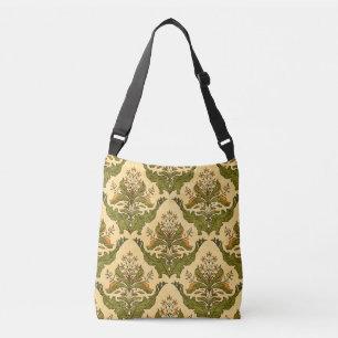 Sac Ajustable Papier peint floral classique : damassé stylisé.