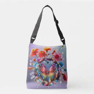 Sac Ajustable Papillon de fleurs