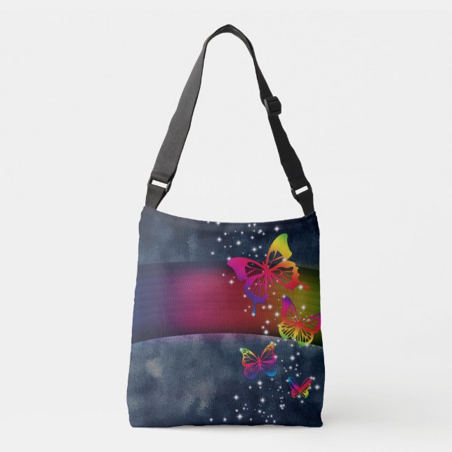Sac Ajustable Papillons des arcs-en-ciel n (Devant)