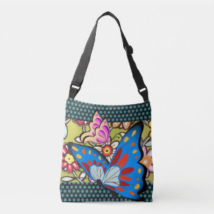 Sac Ajustable Papillons et fleurs