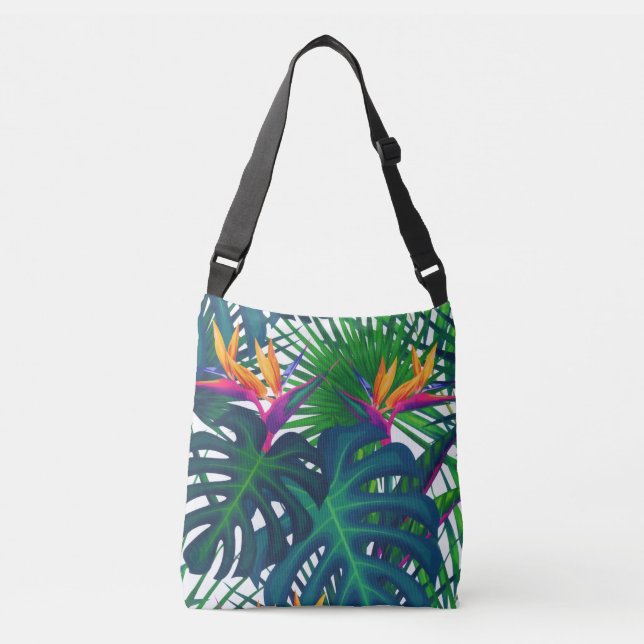 Sac Ajustable Paradis Feuille de la jungle tropicale (Devant)