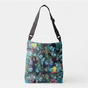 Sac Ajustable Paradis tropical de la flore au coucher du soleil