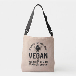 Sac Ajustable Partie la plus dure Vegan, Lait les amandes, Vegan