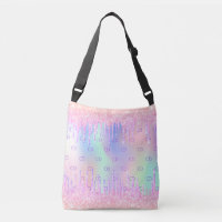 Parties scintillant rose goutte holographique mono