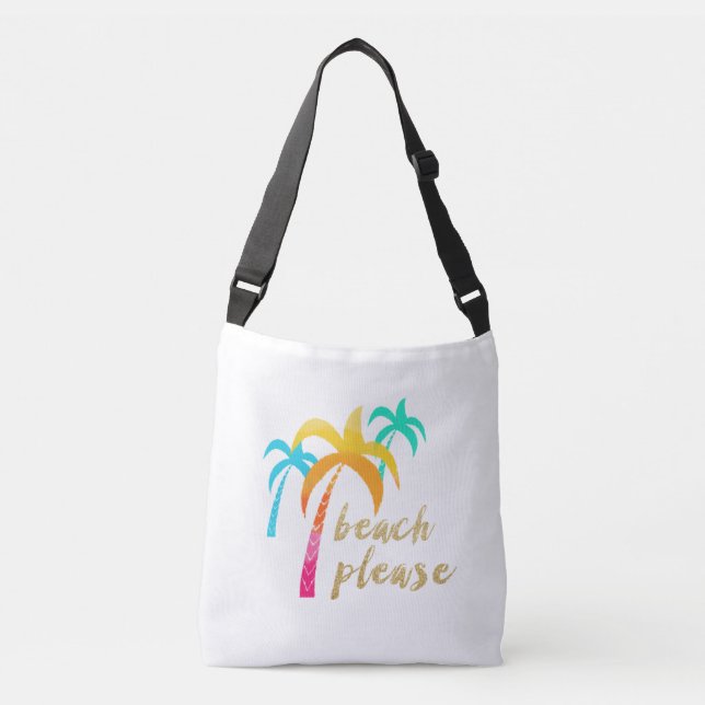 Sac Ajustable parties scintillantes "plage d'or svp" avec les (Devant)
