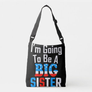 Sac Ajustable Patriotique Je vais être une grande soeur