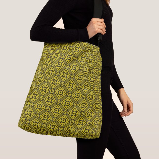 Sac Ajustable Pattern de Medieval Yellow (De près)