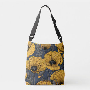 Sac Ajustable Pavot jaune sur la marine