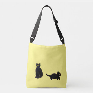 Sac Ajustable Peinture de chats noirs Cute Kitty Personnalisé