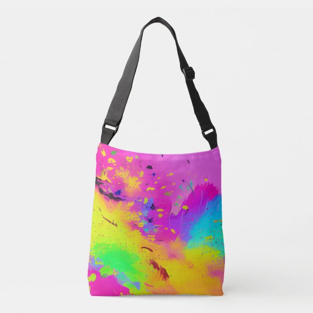 Sac Ajustable Peinture rose Et Plus Abstraite (Devant)