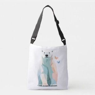 Sac Ajustable Peinture vectorielle de l'ours polaire Art animal