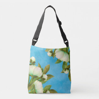 Sac Ajustable Peonies blanches classiques Bouquet floral