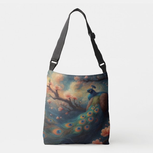 Sac Ajustable Perched Peacock  (Devant)