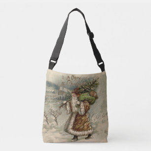 Sac Ajustable Père Noël victorien avec arbre de Noël