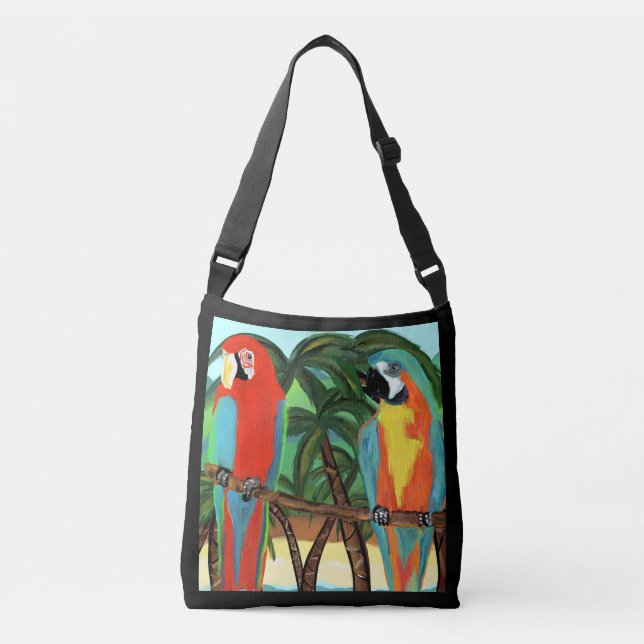 SAC AJUSTABLE PERROQUETS (Devant)