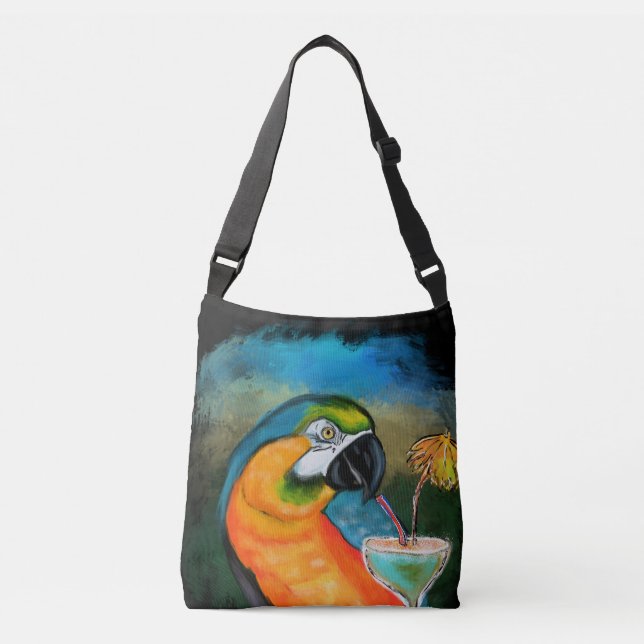 Sac Ajustable Perroquets de fête (Devant)