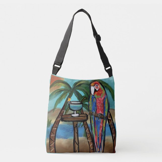 Sac Ajustable Perroquets de fête             (Devant)