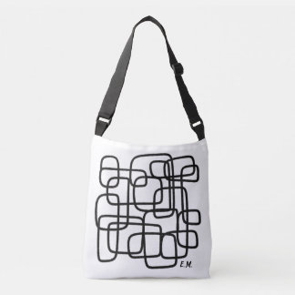 Sac Ajustable Personalised Custom Name Abstract Line Art