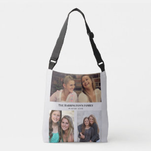 Sac Ajustable Personnalisé 3 sections Photos de famille Collage 