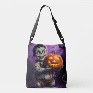 Sac Ajustable Petit Monstre Vert & Ami Citrouille Fourre-tout