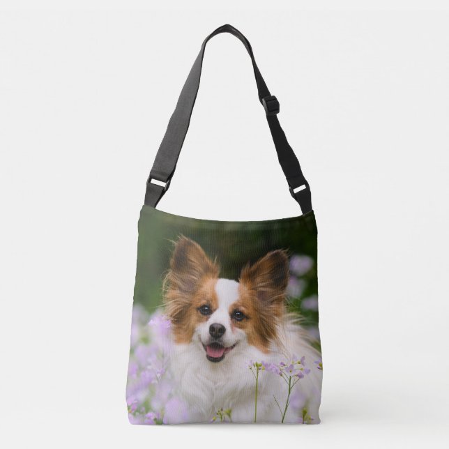 Sac Ajustable Photo romantique mignonne de Potrait de chien de (Devant)