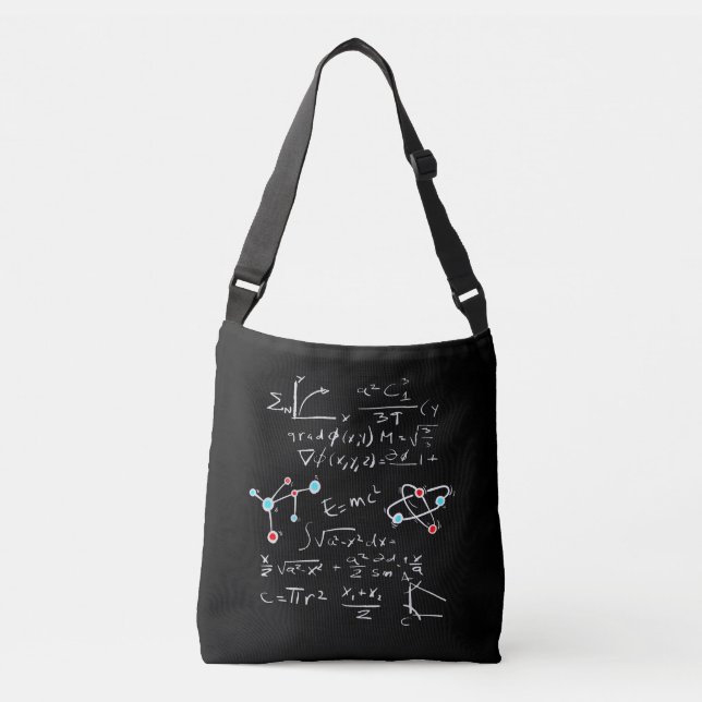 Sac Ajustable Physique Math Formule Professeur Atomes et Mol (Devant)