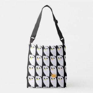 Sac Ajustable Pingouin comique : noir blanc Vintage