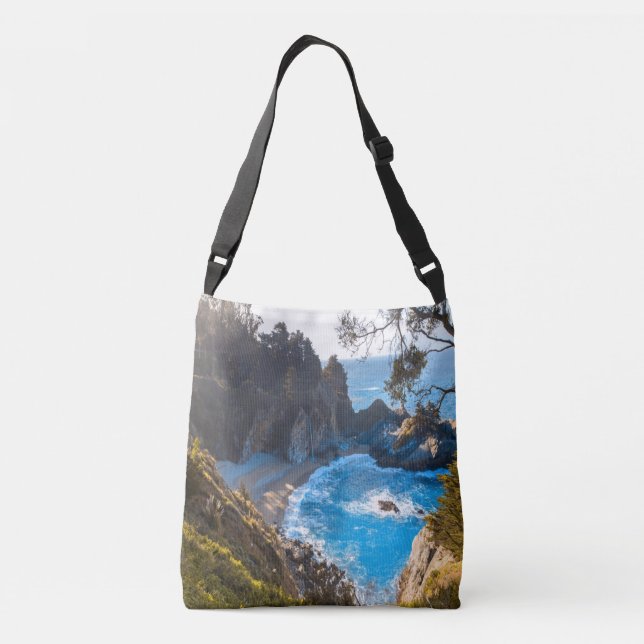 Sac Ajustable Plage Cachée Paradis Vagues Océaniques (Dos)