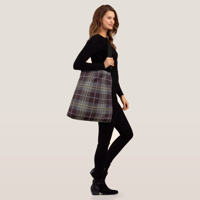 Sac Ajustable Plaid Brown classique (Sur le modèle)