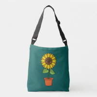 Plante de tournesol Kawaii dans un pot