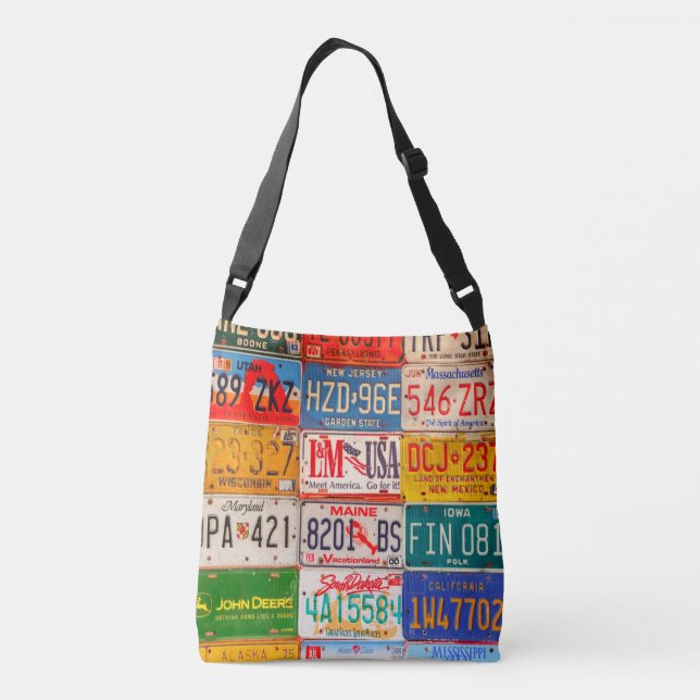 Sac Ajustable Plaques de licence américaines Art America (Dos)