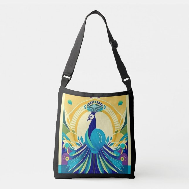 Sac Ajustable Plumes d'opulence : Adorez votre monde avec Art De (Devant)