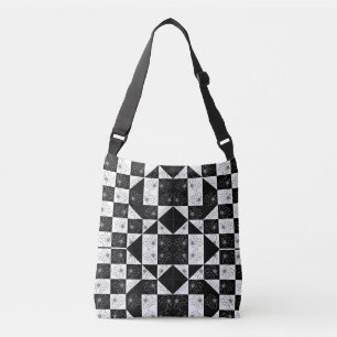 Sac Ajustable Pochoir monochrome et Motif flamand floral