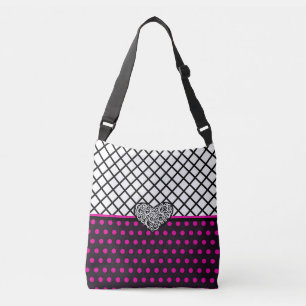 Sac Ajustable Point Polka rose
