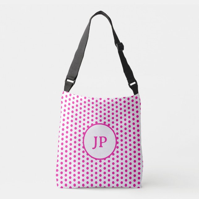 Sac Ajustable Points roses mignons (Devant)