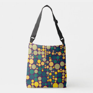 Sac Ajustable Pois rétro vert et jaune