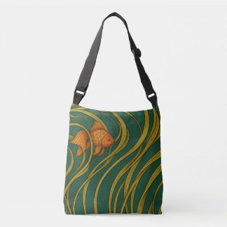 Sac Ajustable Poisson rouge Art Nouveau