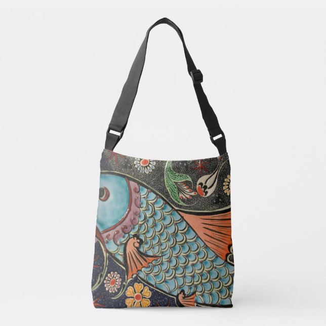 Sac Ajustable Poissons côtiers de Koi de mosaïque sensible (Devant)